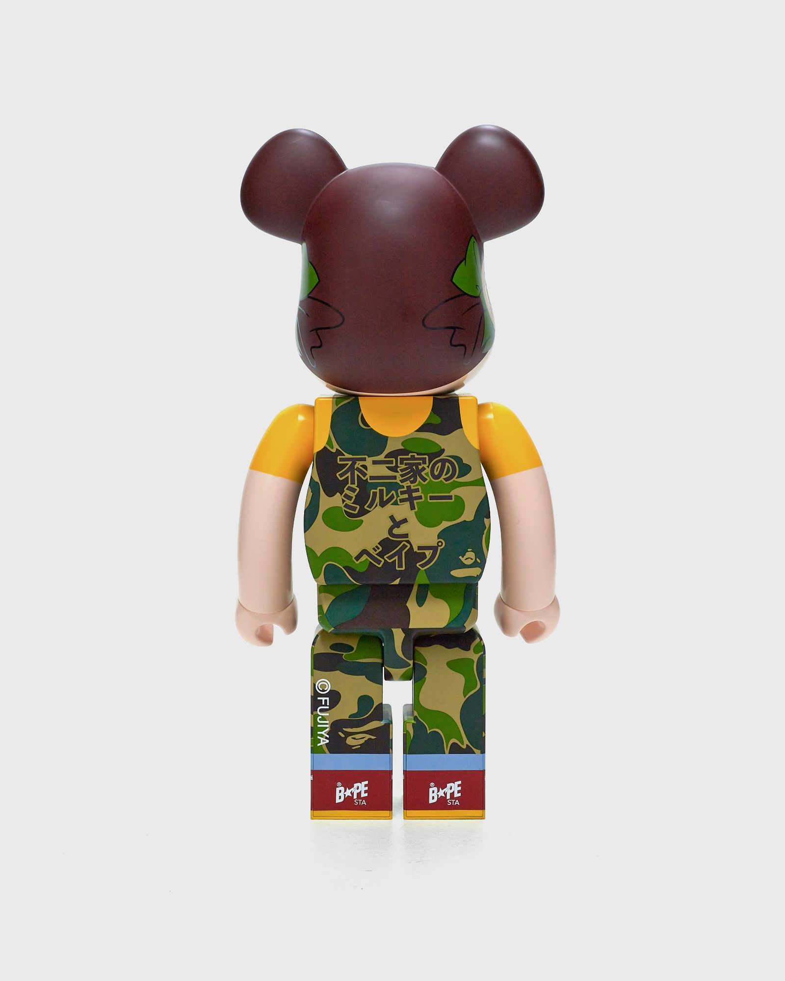 BEARBRICK 1000% BAPE X PEKO-CHAN GREEN