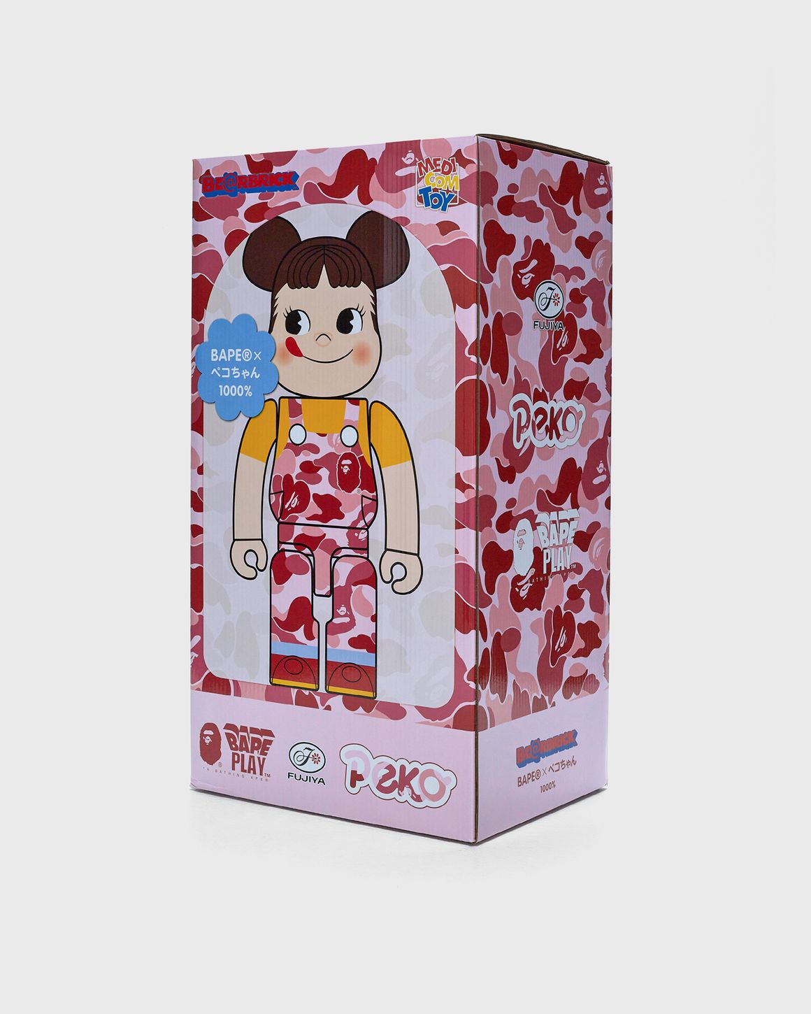 MEDICOM BEARBRICK 1000% BAPE X PEKO-CHAN PINK Multi | BSTN Store
