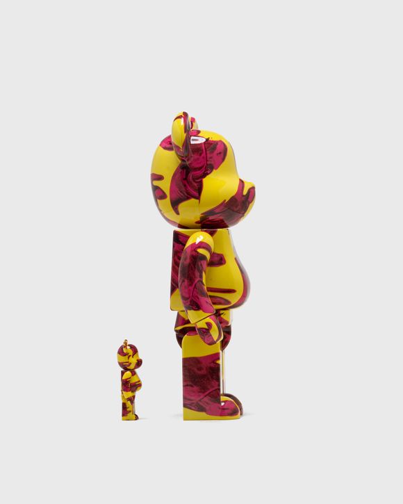 BEARBRICK 400% ANDY WARHOL COW WALLPAPER 2-PACK