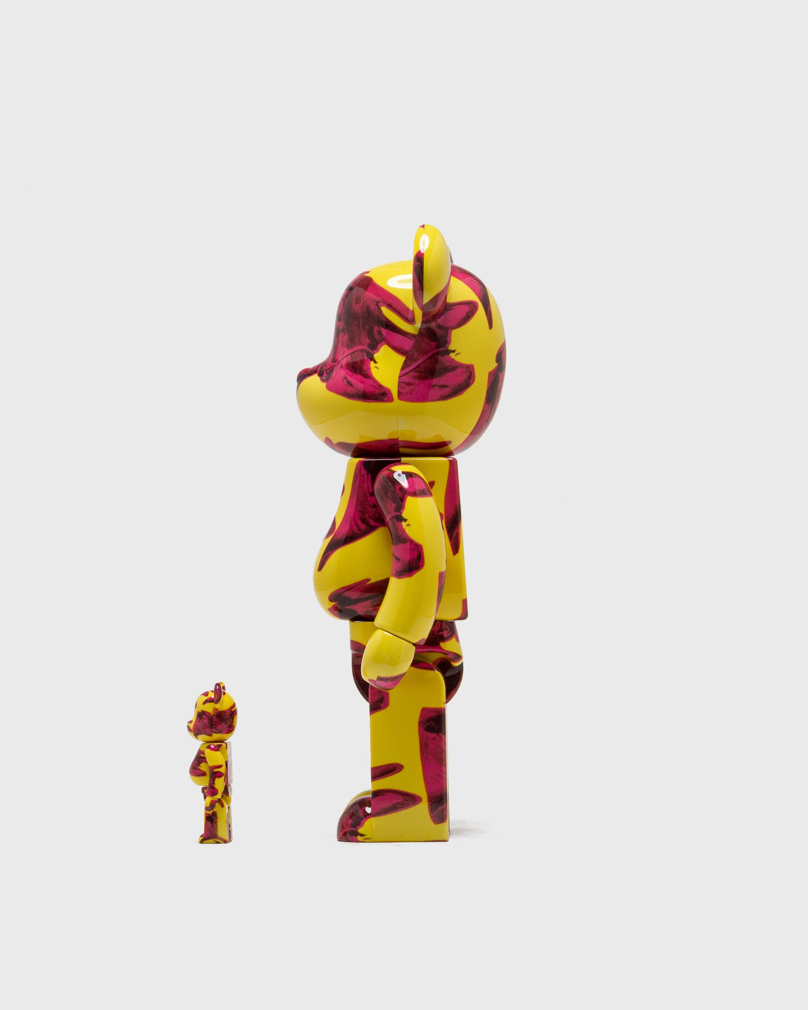 BEARBRICK 400% ANDY WARHOL COW WALLPAPER 2-PACK