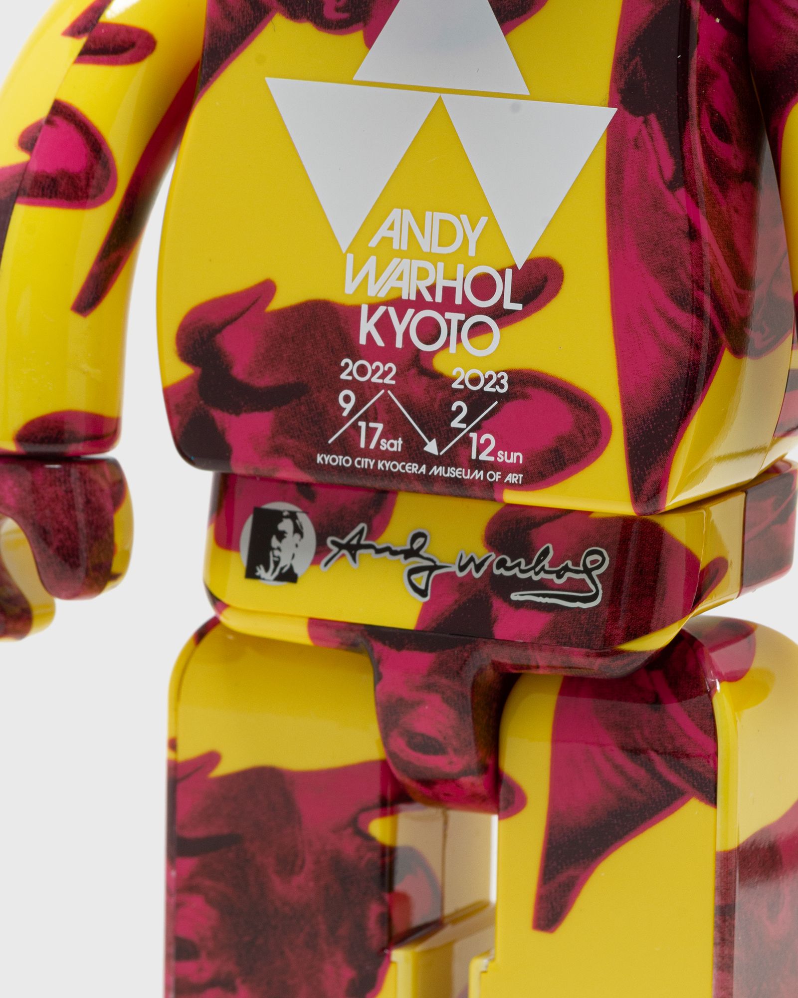 BEARBRICK 400% ANDY WARHOL COW WALLPAPER 2-PACK