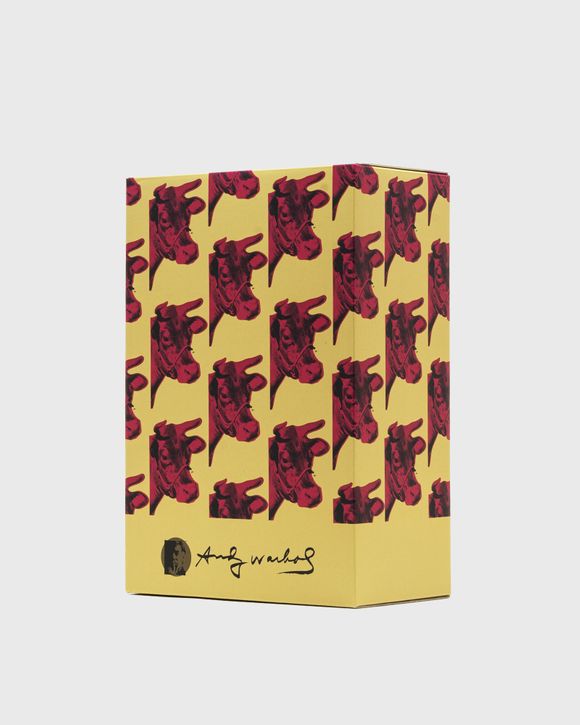 BEARBRICK 400% ANDY WARHOL COW WALLPAPER 2-PACK