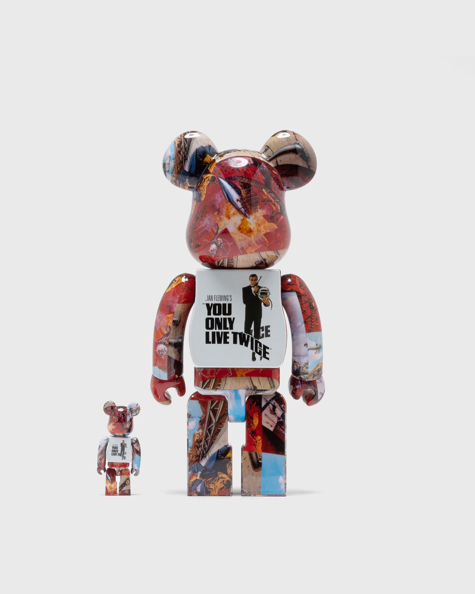 BEARBRICK 100% 400% 007 YOU ONLY LIVE TWICE