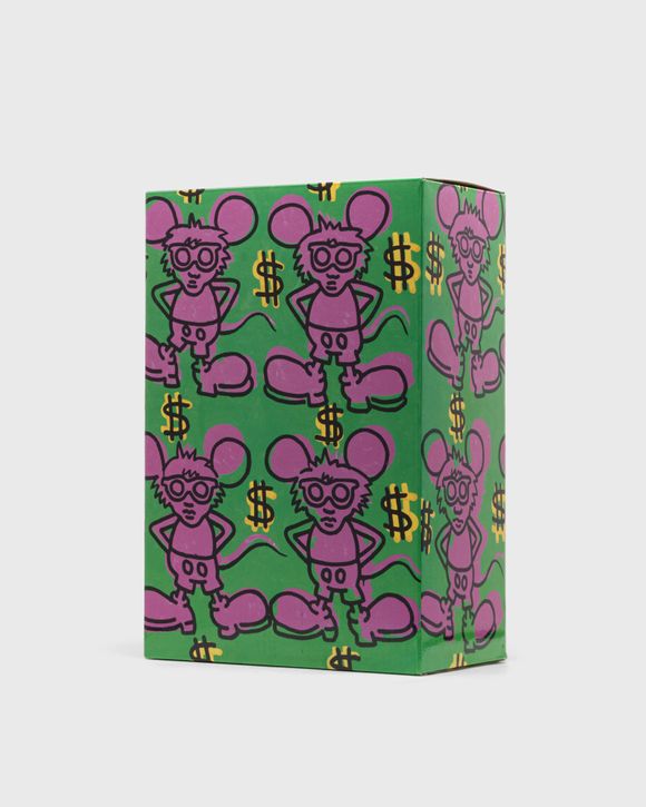 MEDICOM BEARBRICK 100% 400% KEITH HARING #11 Green/Purple | BSTN Store