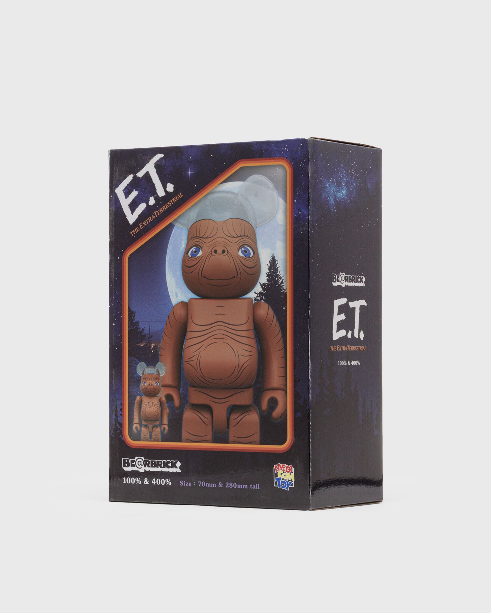 MEDICOM BEARBRICK 100% 400% E.T. Brown | BSTN Store