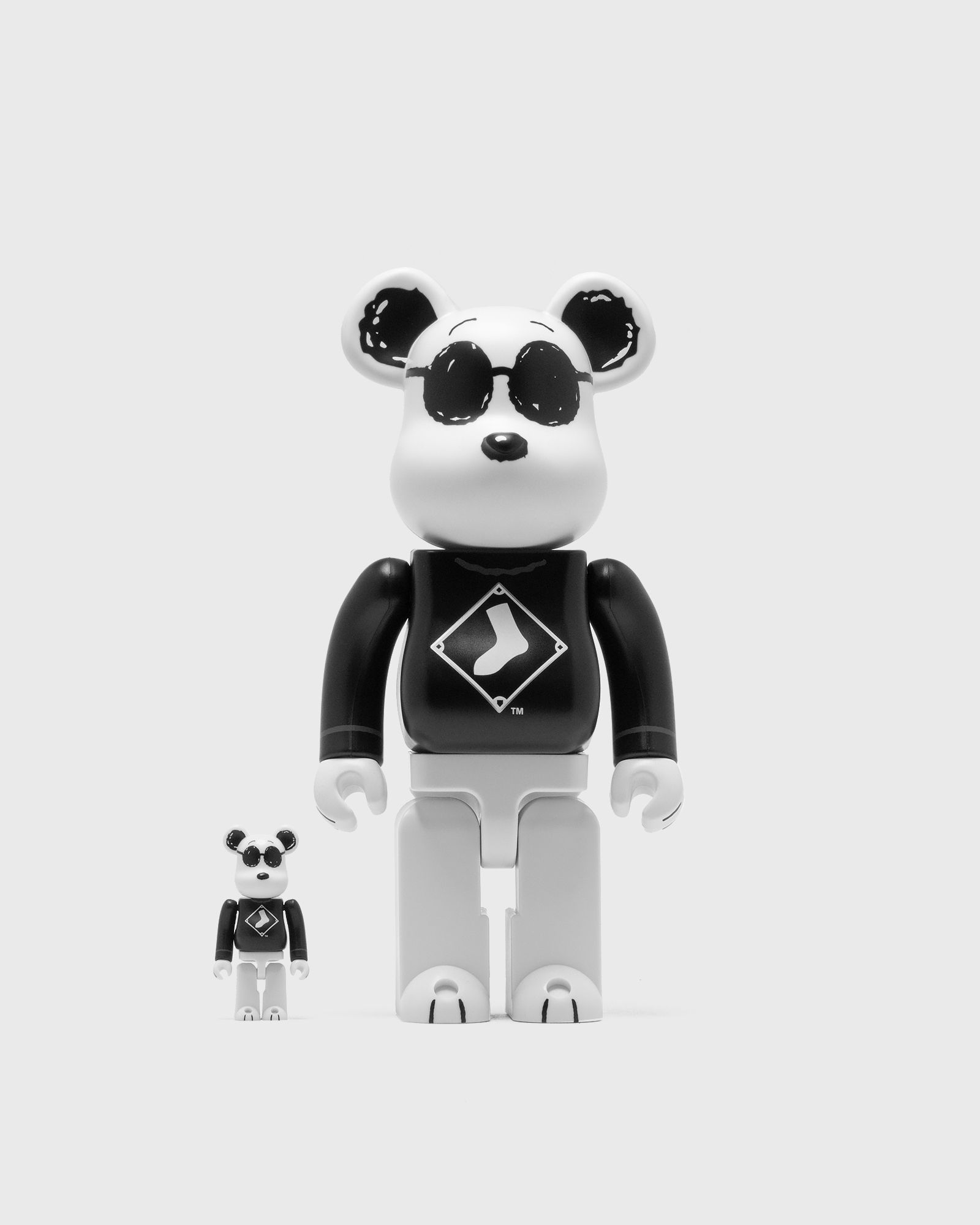 BEARBRICK 100% 400% MLB X PEANUTS SNOOPY WHITE SOX