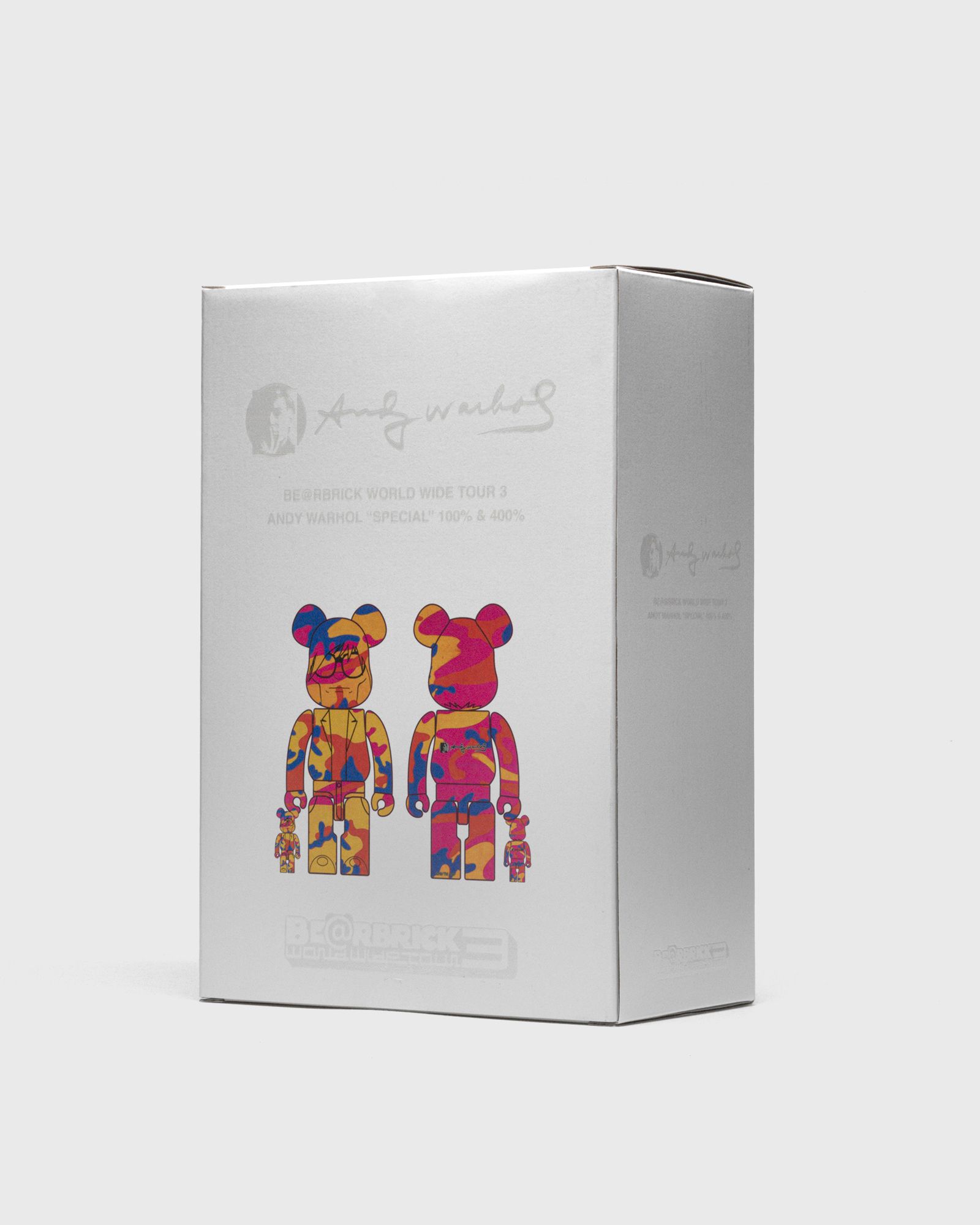 BEARBRICK 100% 400% ANDY WARHOL BWWT 3