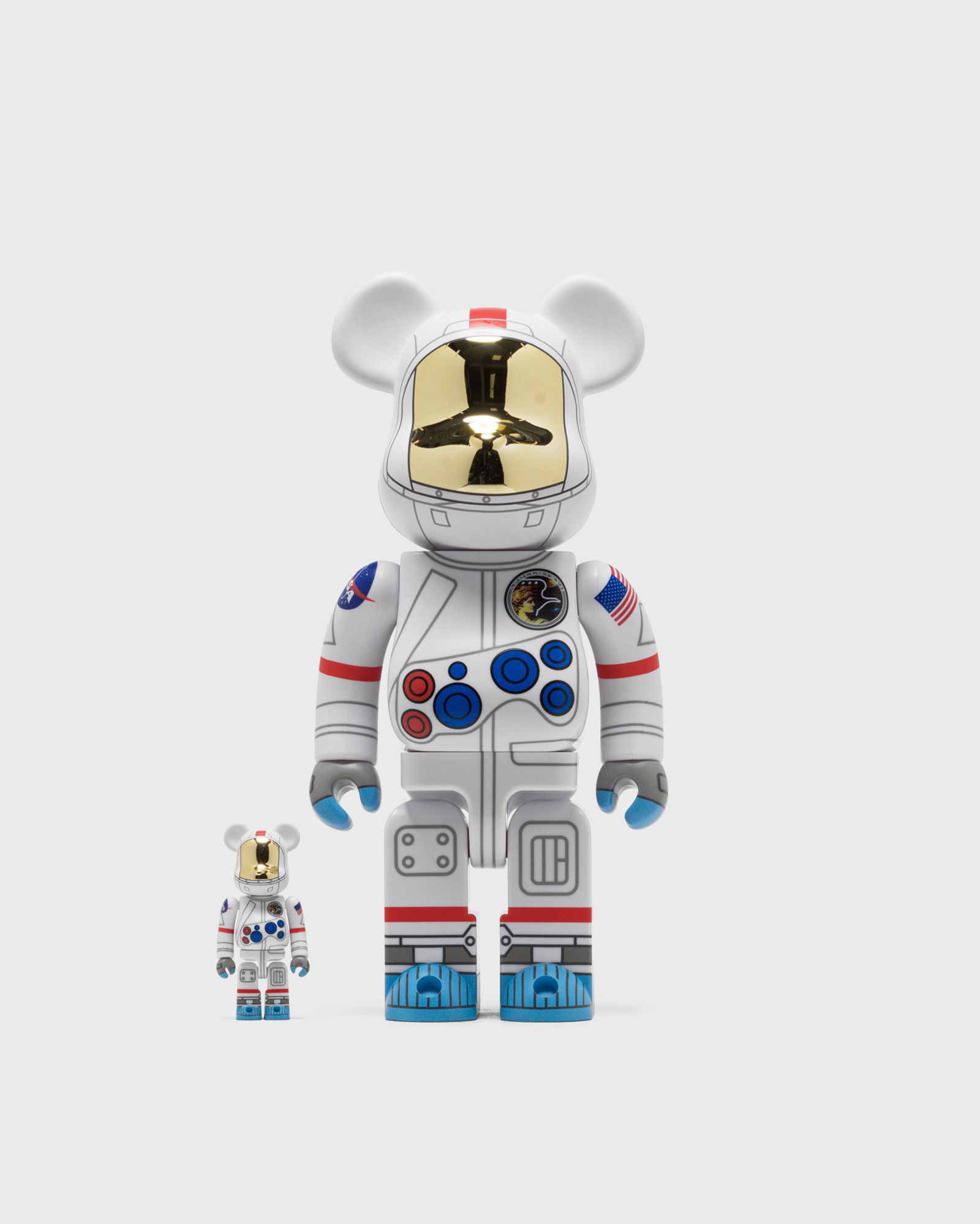 BEARBRICK 100% 400% APOLLO 17 ASTRONAUT