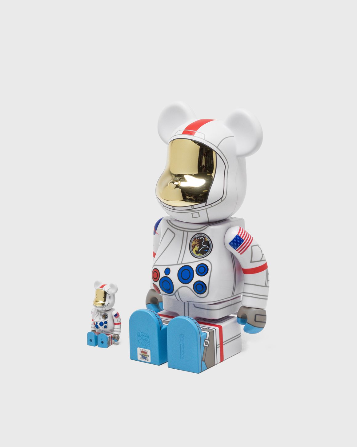 400% & 100% Bearbrick Set – Apollo 17 Astronaut (NASA