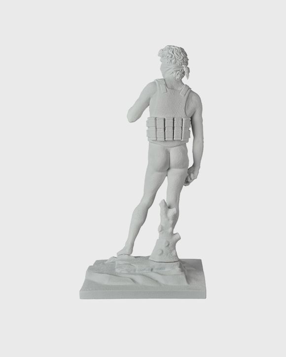 BRANDALISM SUICIDE MAN STATUE GESSO VERSION