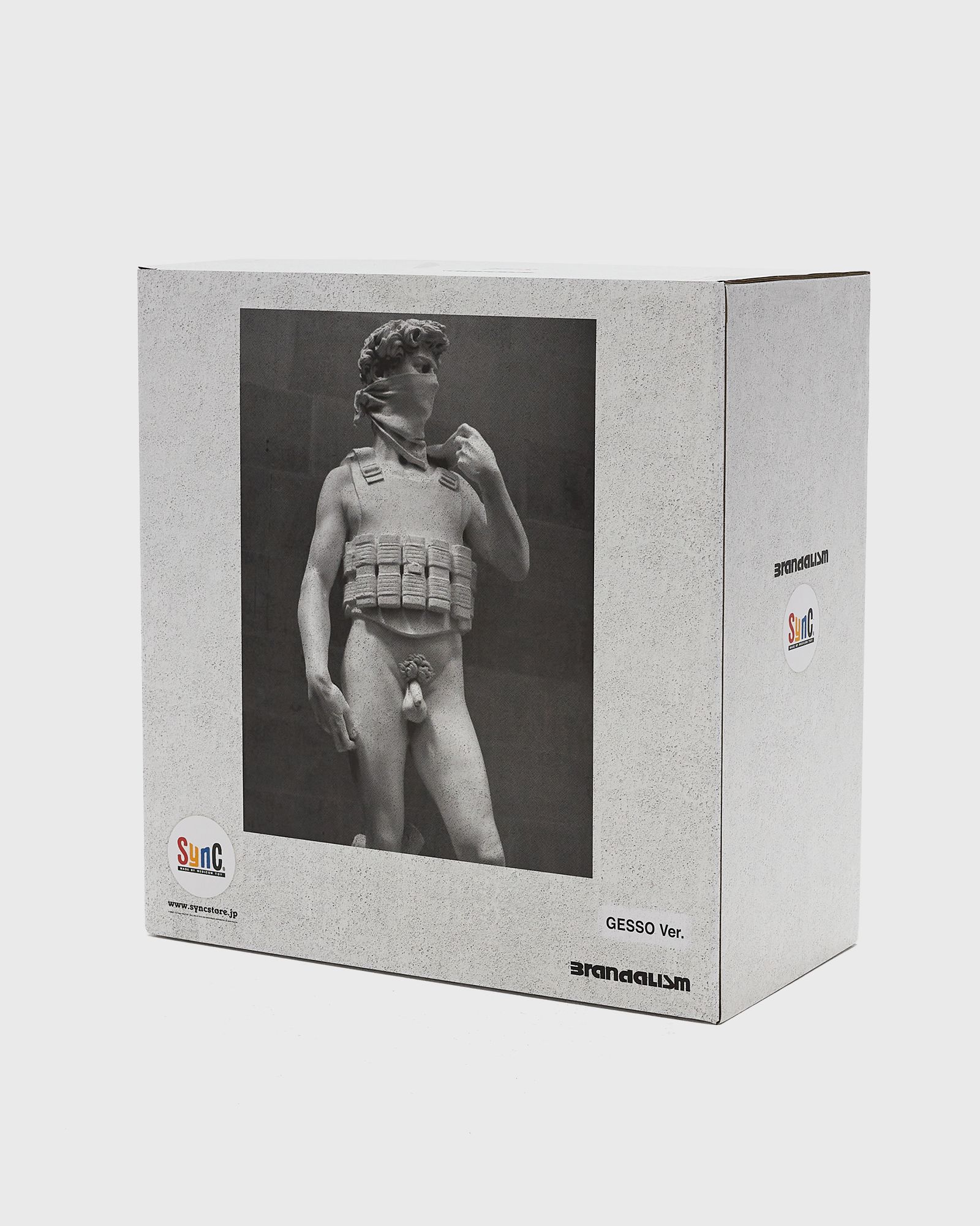 BRANDALISM SUICIDE MAN STATUE GESSO VERSION