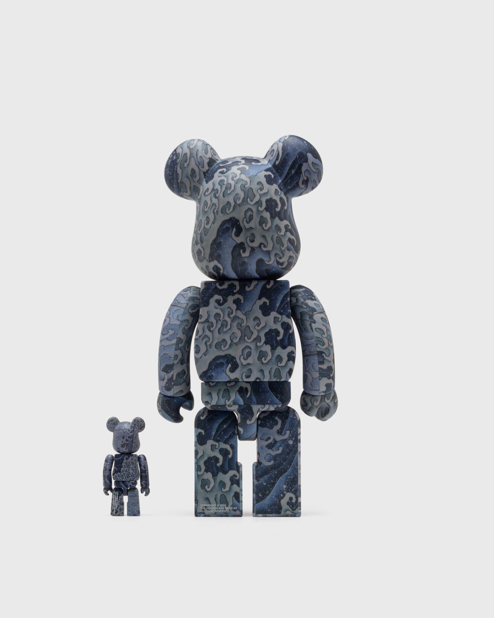 BEARBRICK 100% 400% KATSUSHIKA HOKUSAI ANGRY WAVES ONAMI