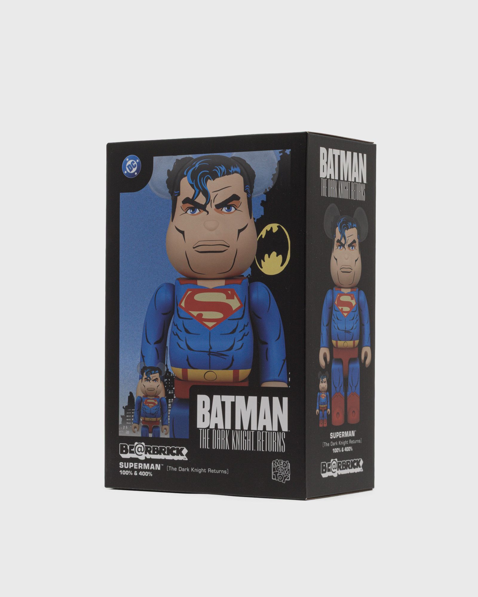BEARBRICK 100% 400% THE DARK KNIGHT RETURNS SUPERMAN
