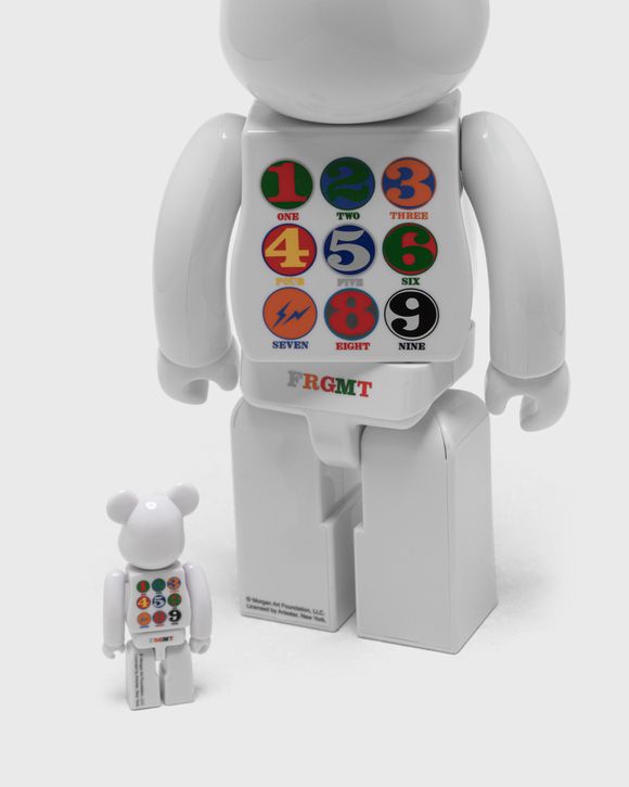 MEDICOM BEARBRICK 100% 400% ROBERT INDIANA X FRAGMENTDESIGN MEDICOM BEARBRICK 100% 400% ROBERT INDIANA X FRAGMENTDESIGN