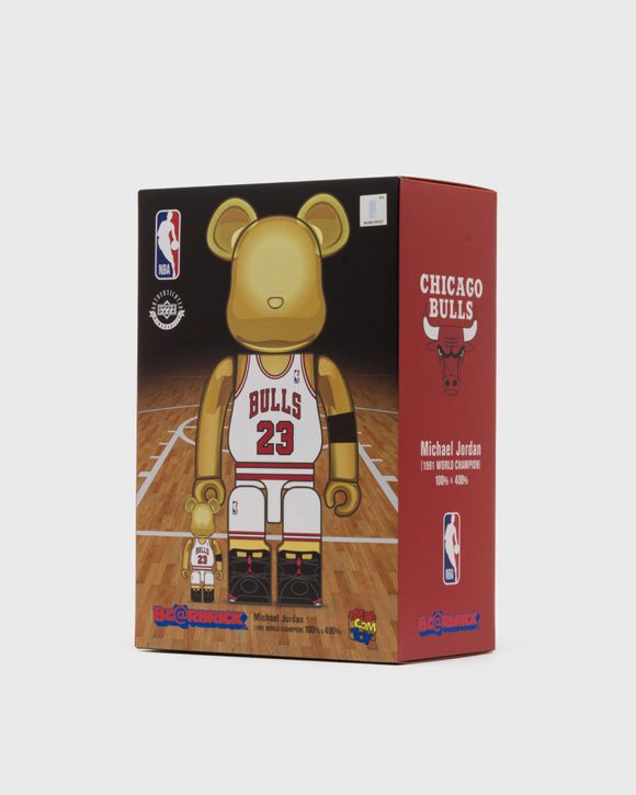 MEDICOM BEARBRICK 100% 400% MICHAEL JORDAN 1991 WORLD MEDICOM BEARBRICK 100% 400% MICHAEL JORDAN 1991 WORLD