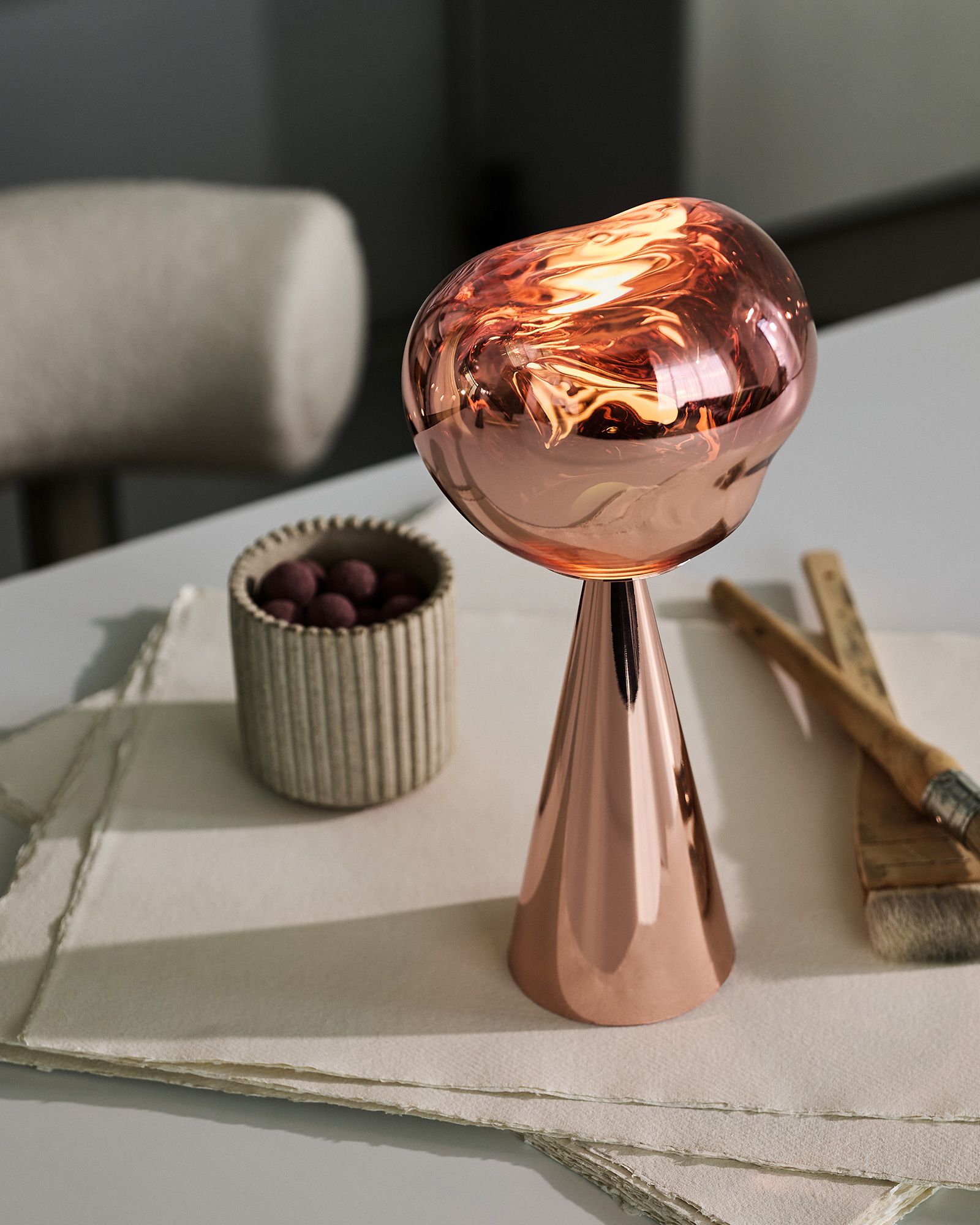 Melt Portable Copper LED UN - EU PLUG