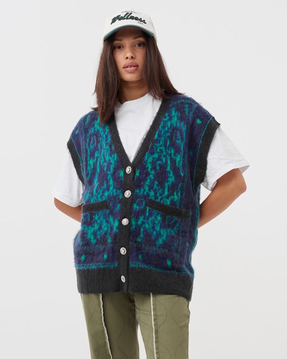 Fuzzy sweater vest sale