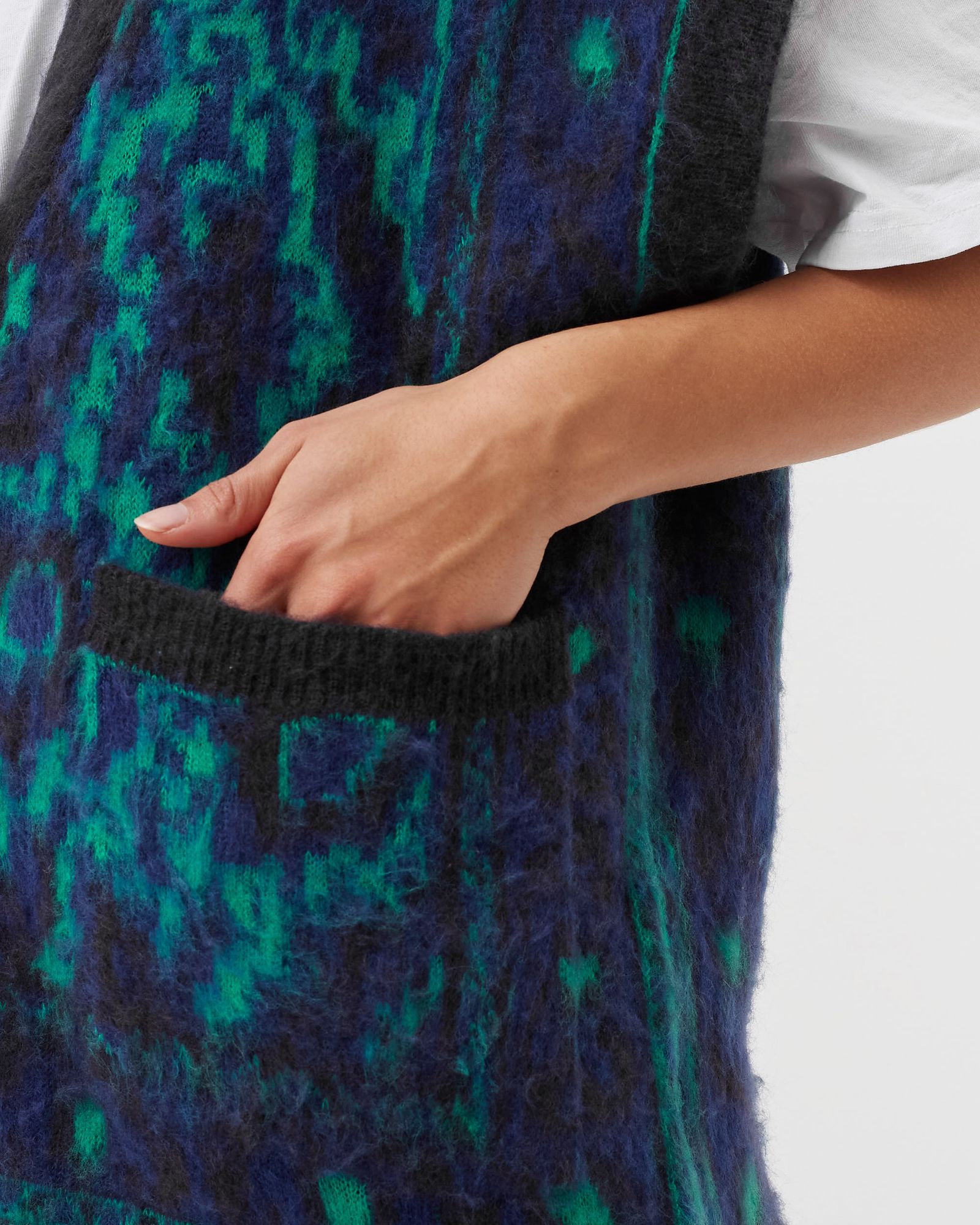 Baba's Fuzzy Sweater Vest