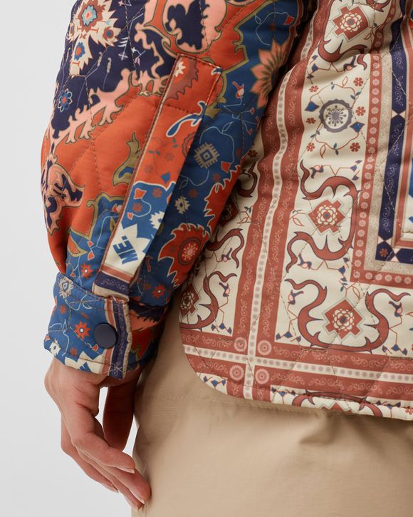 Persian Rug Quilted Shirt Jacket