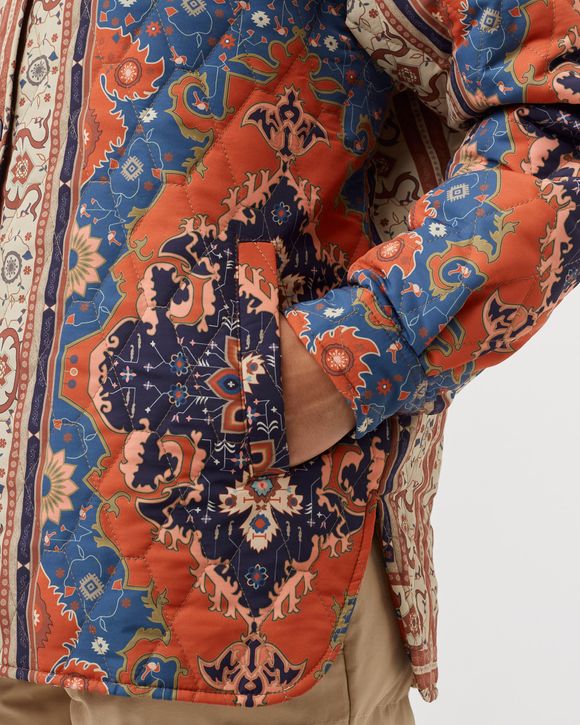 Persian Rug Quilted Shirt Jacket