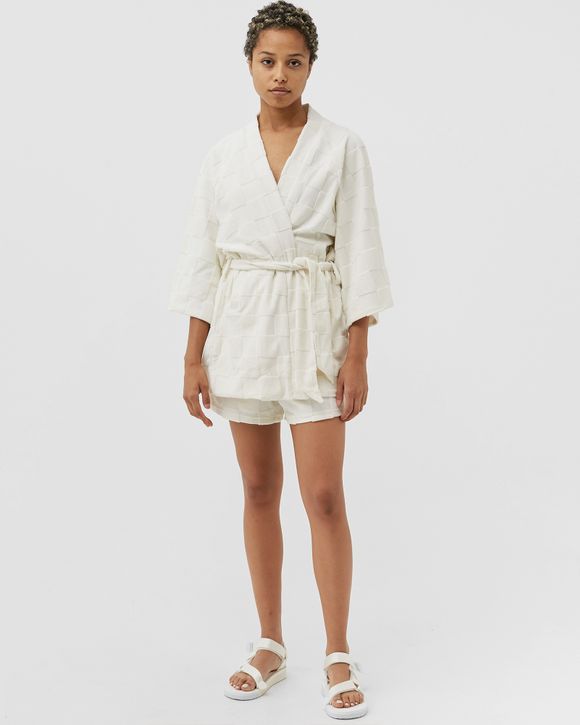 Estelle Terrycloth Check Robe