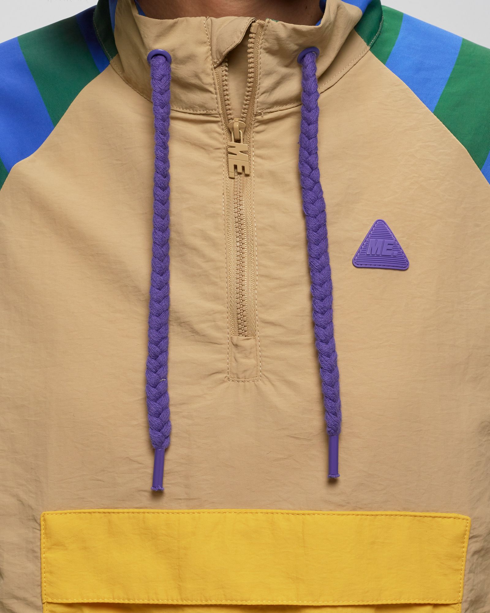 Cropped Nylon Windbreaker