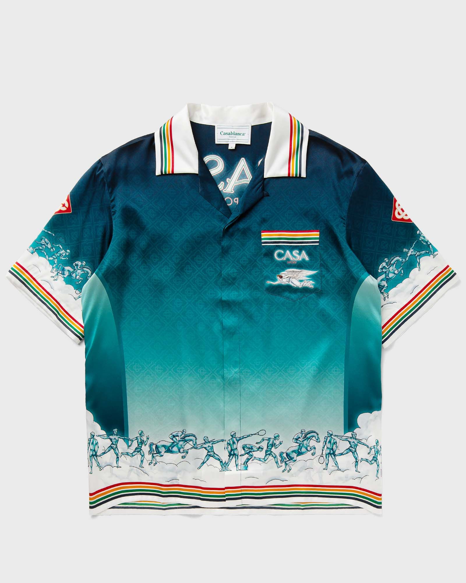 SHORT SLEEVE CUBAN COLLAR SHIRT