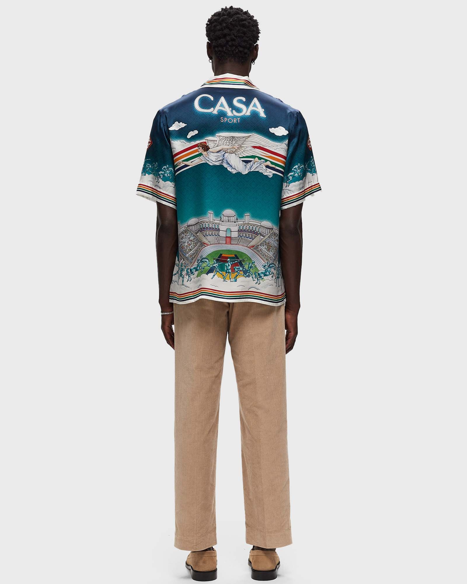 SHORT SLEEVE CUBAN COLLAR SHIRT