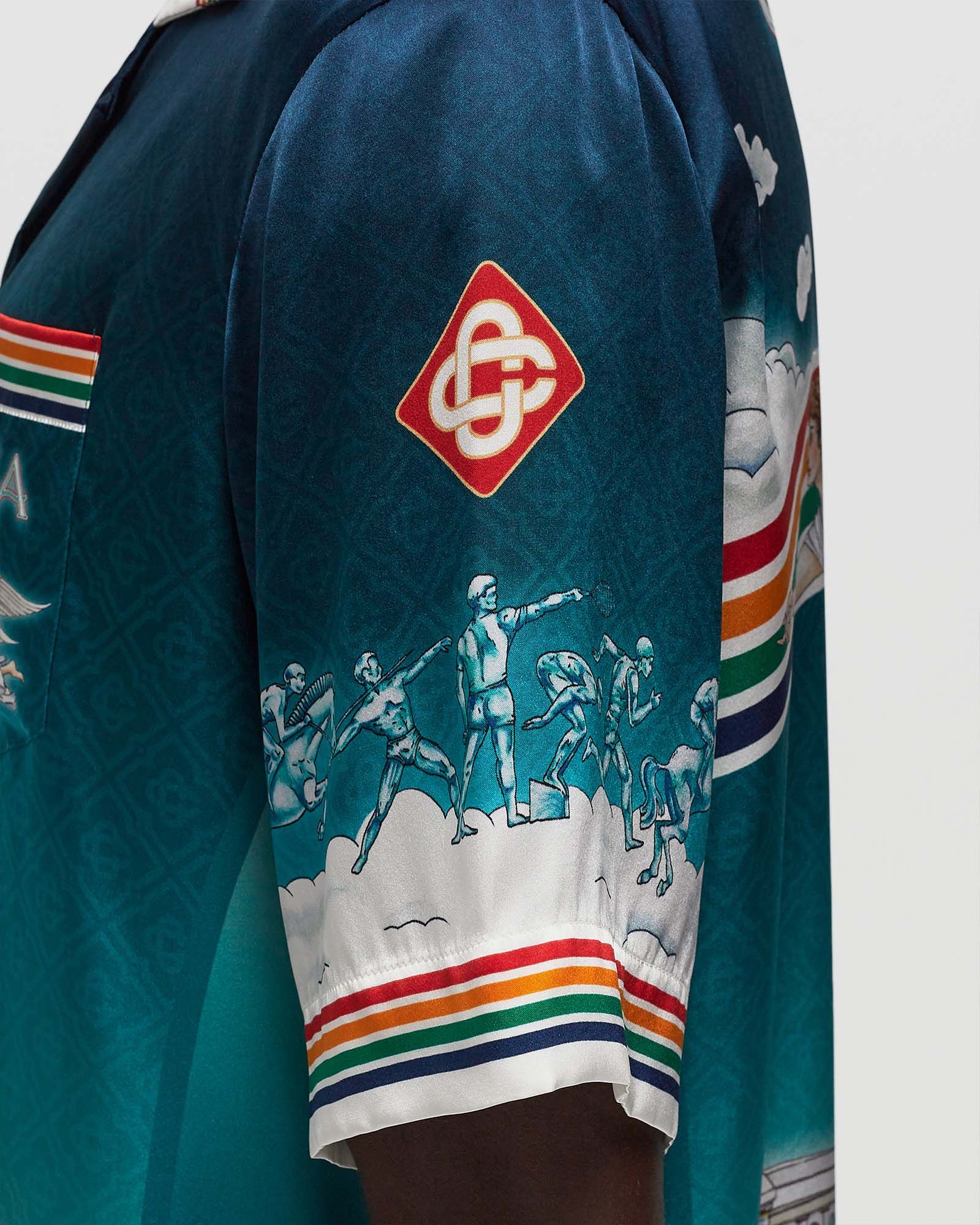 SHORT SLEEVE CUBAN COLLAR SHIRT