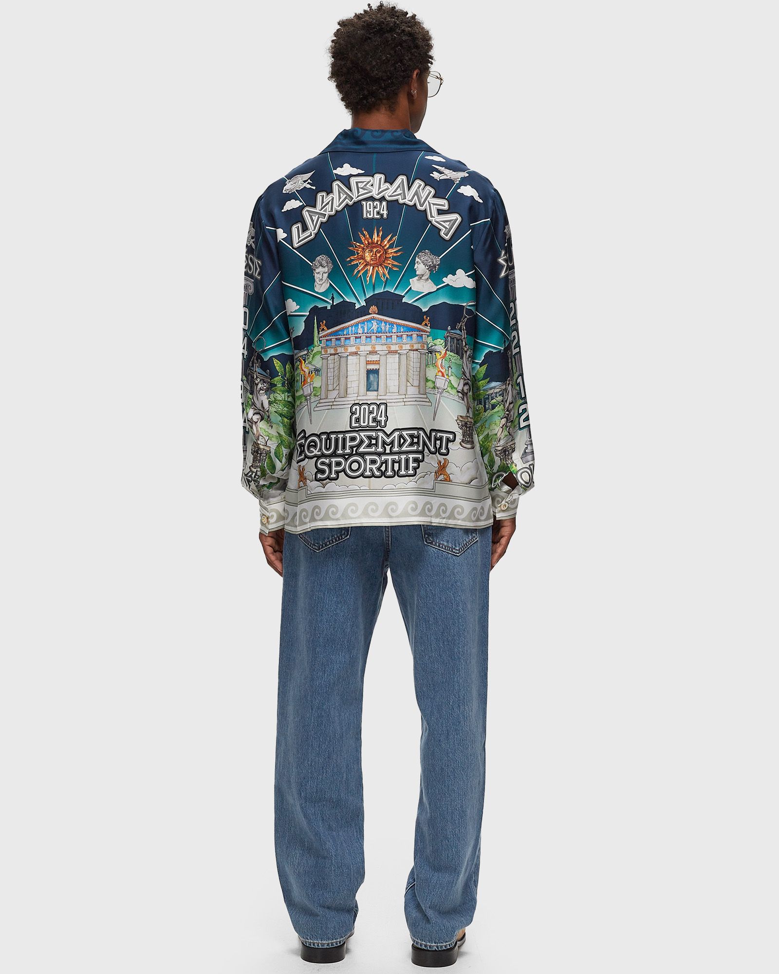 LONG SLEEVE CUBAN COLLAR SHIRT