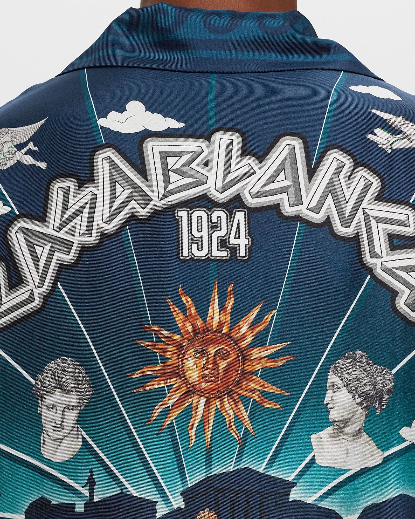 LONG SLEEVE CUBAN COLLAR SHIRT