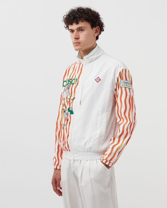 Casablanca MPF25JTP29303OFFWHITE 関税送料込 White cotton sweatshirt CASABLANCA (MPF25JTP29303)