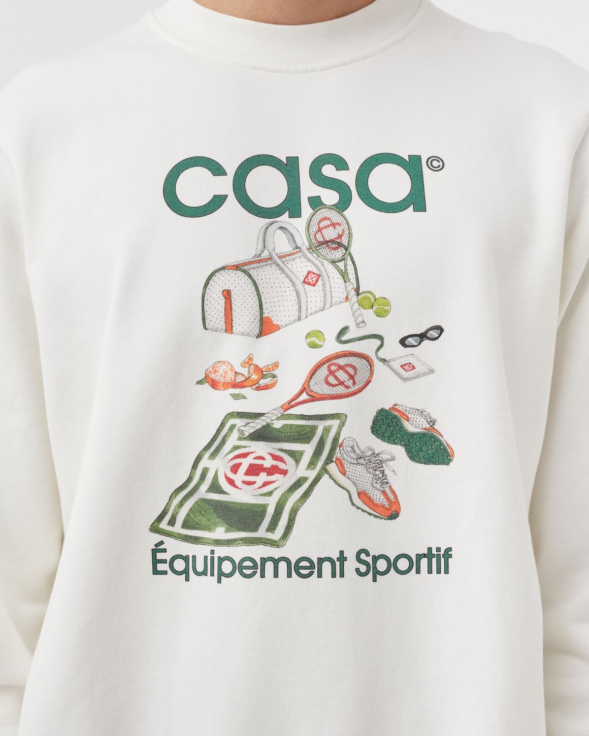 Casablanca MPF25JTS00101 関税送料込 Casablanca CASA WAY MOUNTAIN PRINTED T-SHIRT White | BSTN Store
