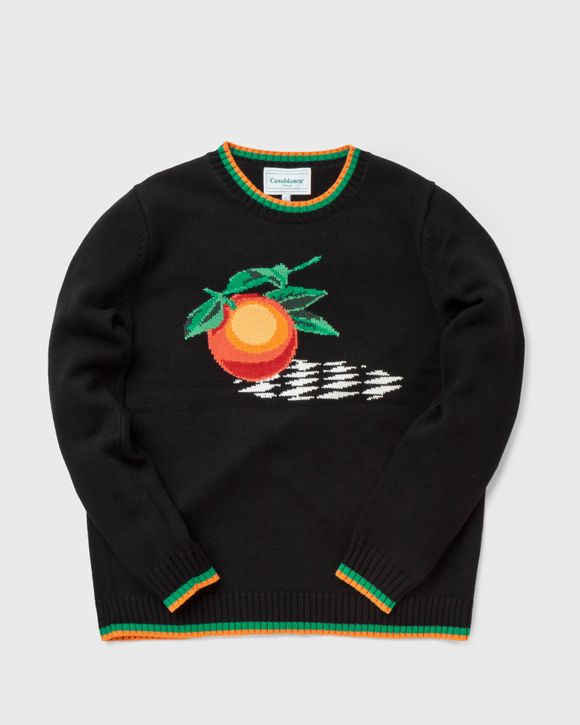 ORANGE INTARSIA SWEATER