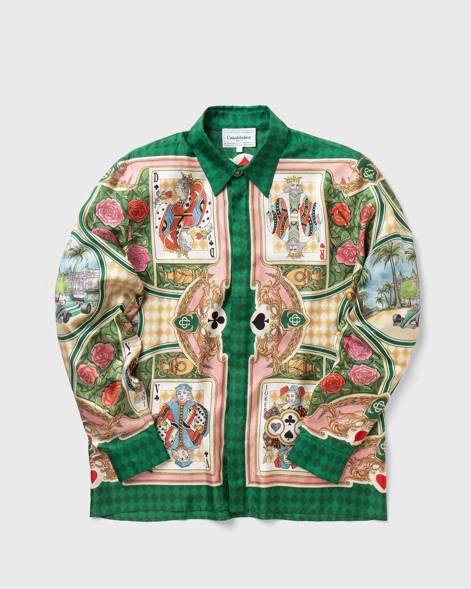 PRINTED SILK TWILL SHIRT