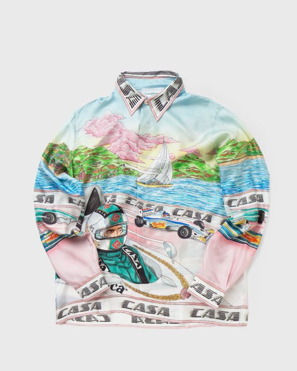 Casablanca PRINTED SILK TWILL SHIRT