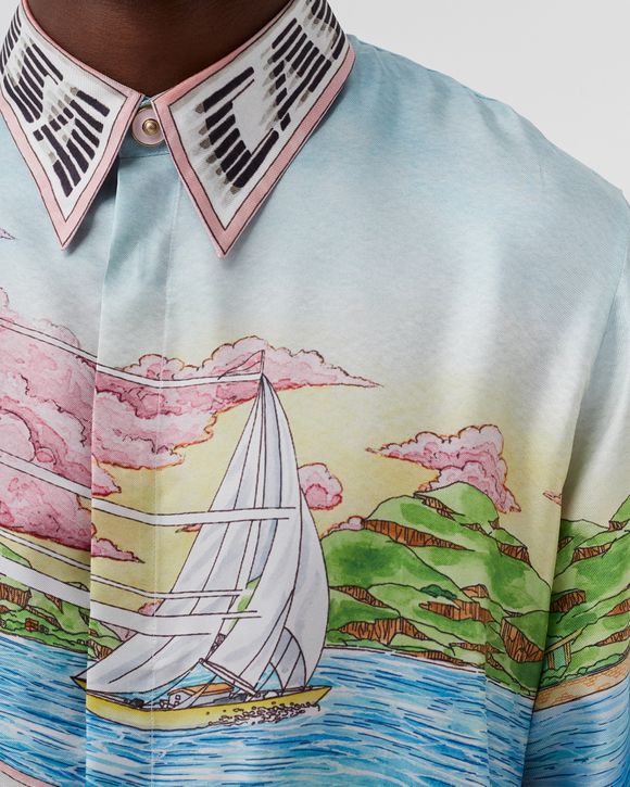 PRINTED SILK TWILL SHIRT