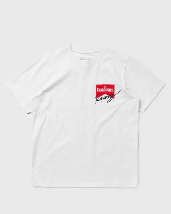 Casablanca Tシャツ Casablanca CASA RACING DOUBLE SIDED TEE White | BSTN Store
