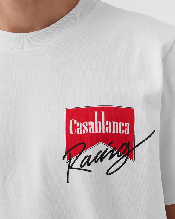 Casablanca CASA RACING DOUBLE SIDED TEE White | BSTN Store