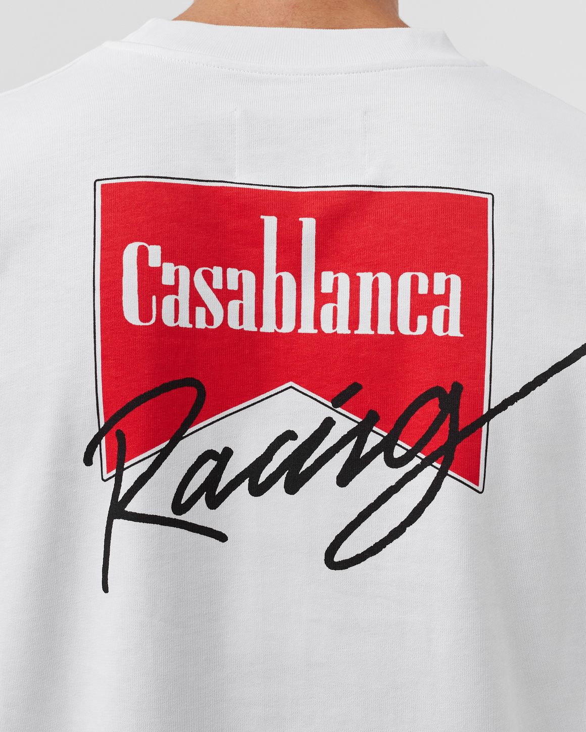 Casablanca CASA RACING DOUBLE SIDED TEE White | BSTN Store