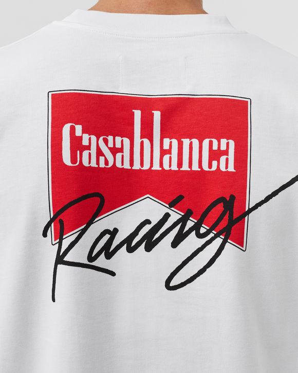 Casablanca CASA RACING DOUBLE SIDED TEE White - WHITE - CASA RACING