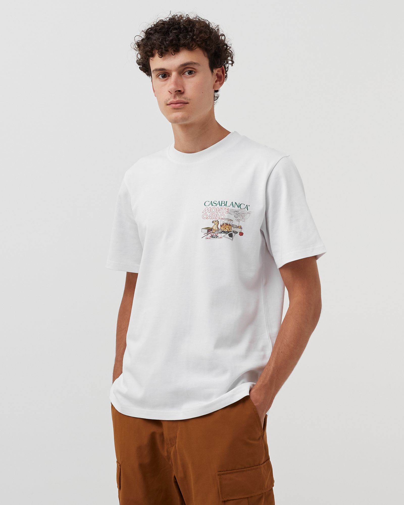 Casablanca CASINO DOUBLE SIDED TEE White | BSTN Store