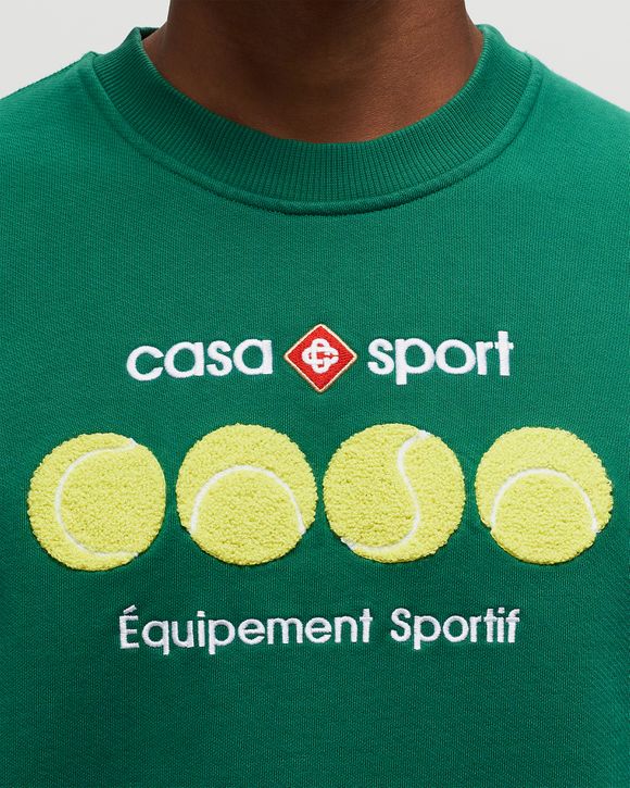 CASA SPORT TENNIS BALLS CHENILLE EMBROIDERED SWEAT