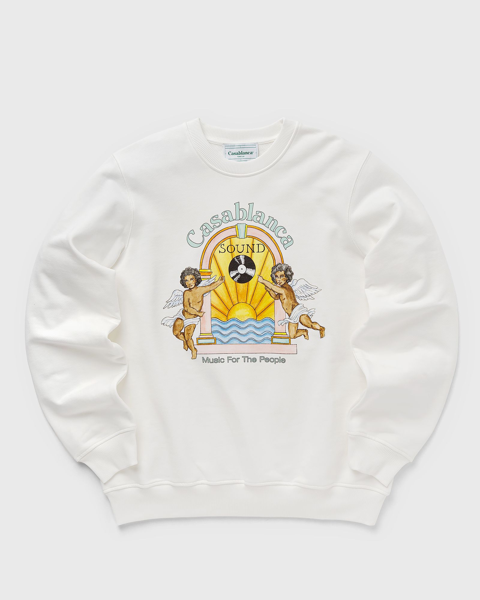 Casablanca - studio de musique printed unisex sweatshirt men sweatshirts multi in größe:xxl