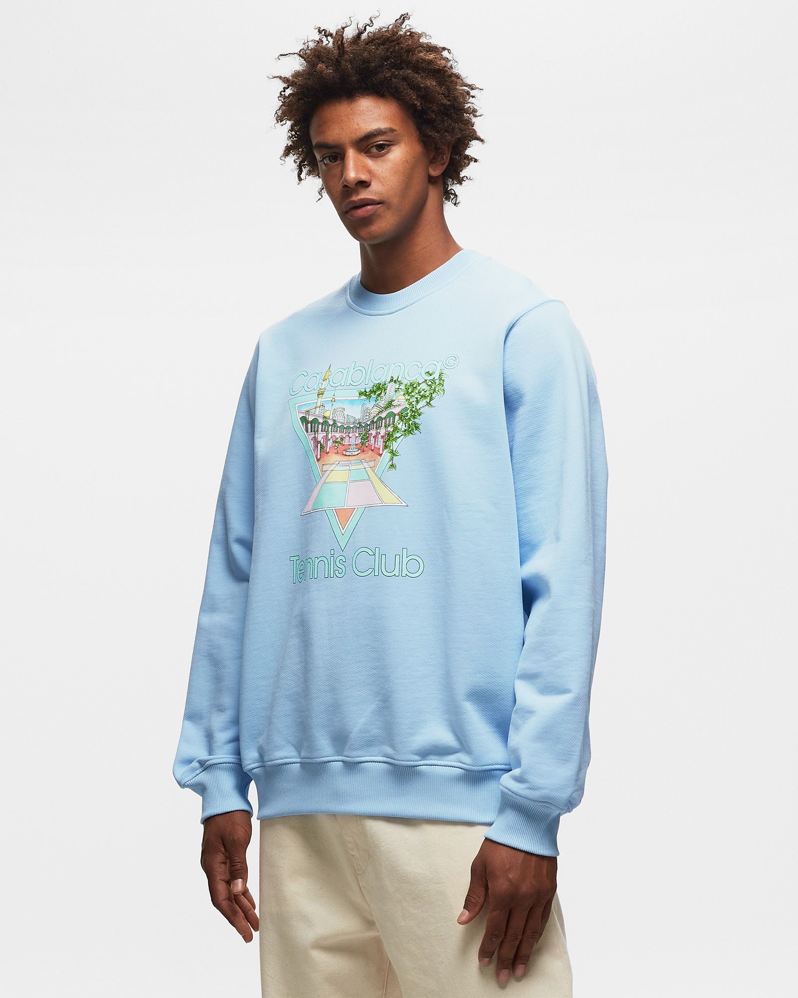 TENNIS CLUB ICON PASTELLE PRINTED UNISEX SWEAT