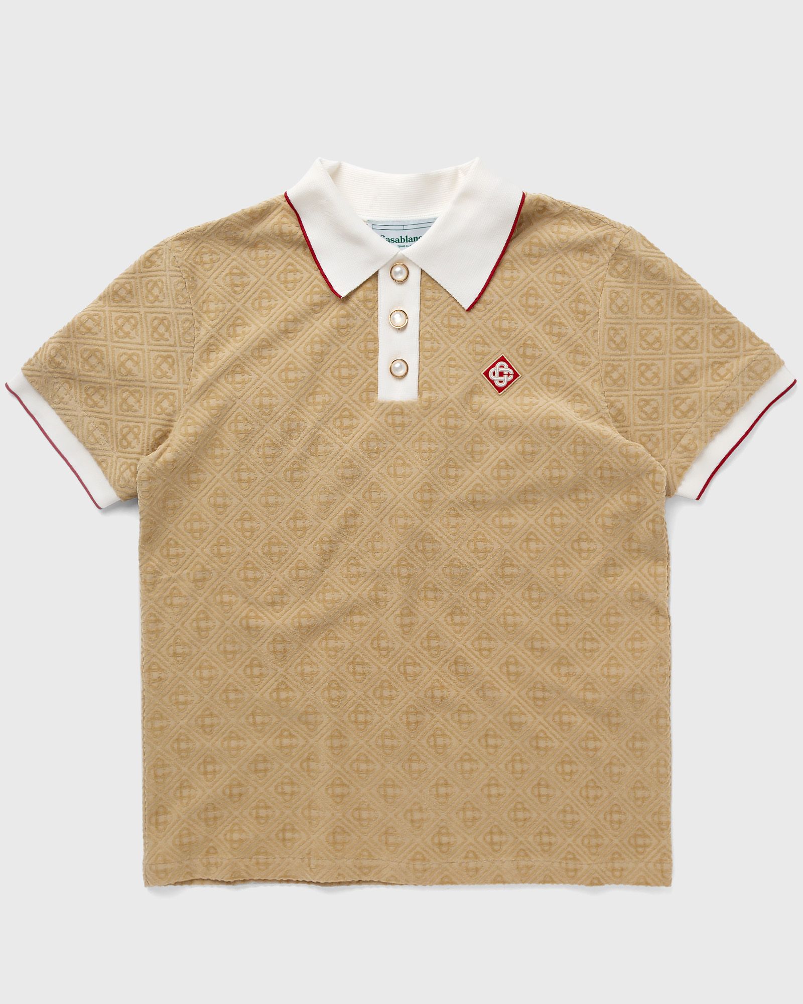 MONOGRAM VELOUR POLO