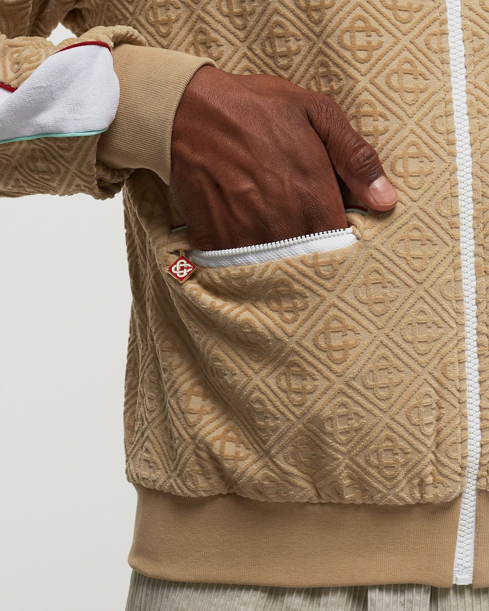 MONOGRAM VELOUR JACKET