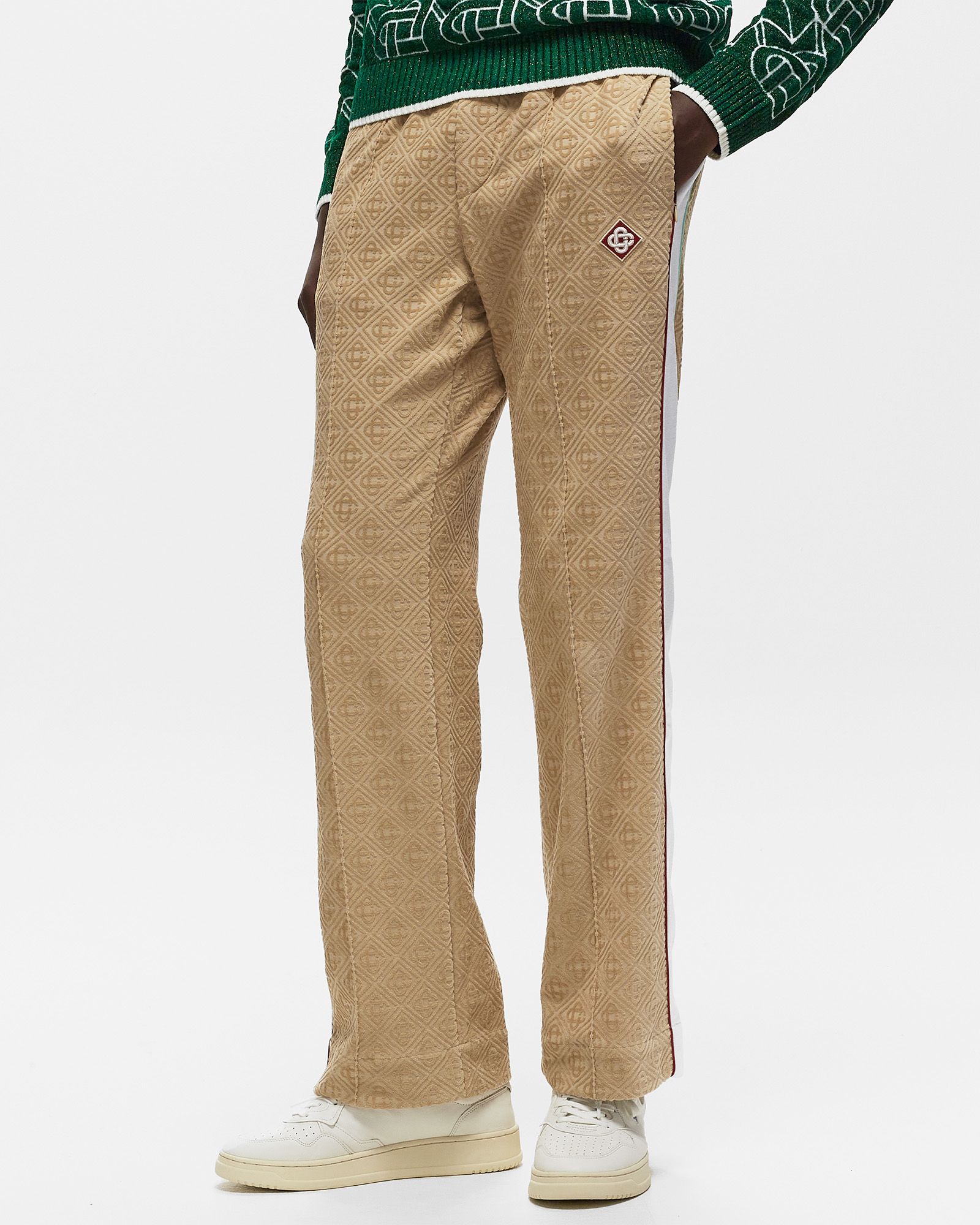 MONOGRAM VELOUR TRACK PANT