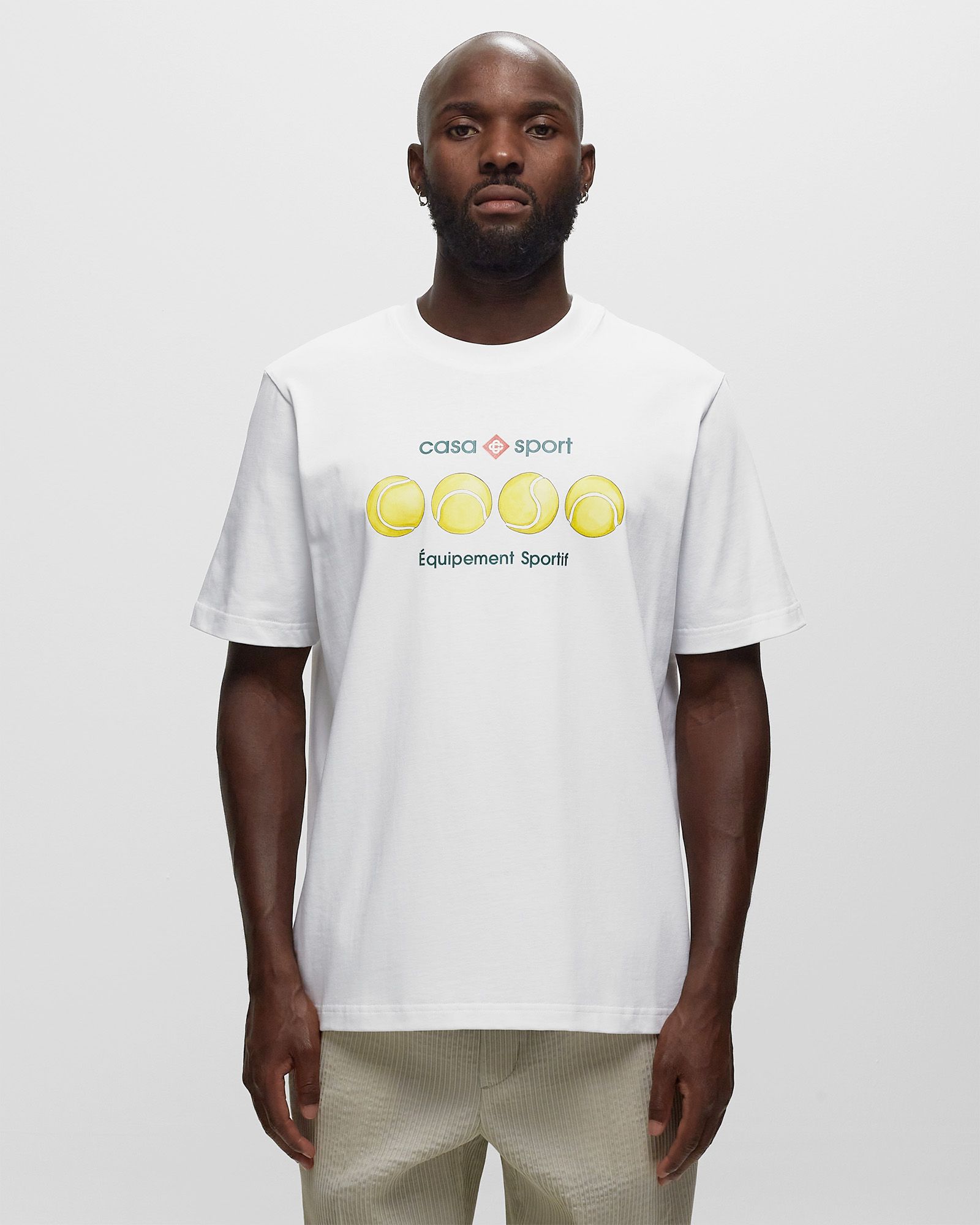 CASA SPORT TENNIS BALLS PRINTED T-SHIRT