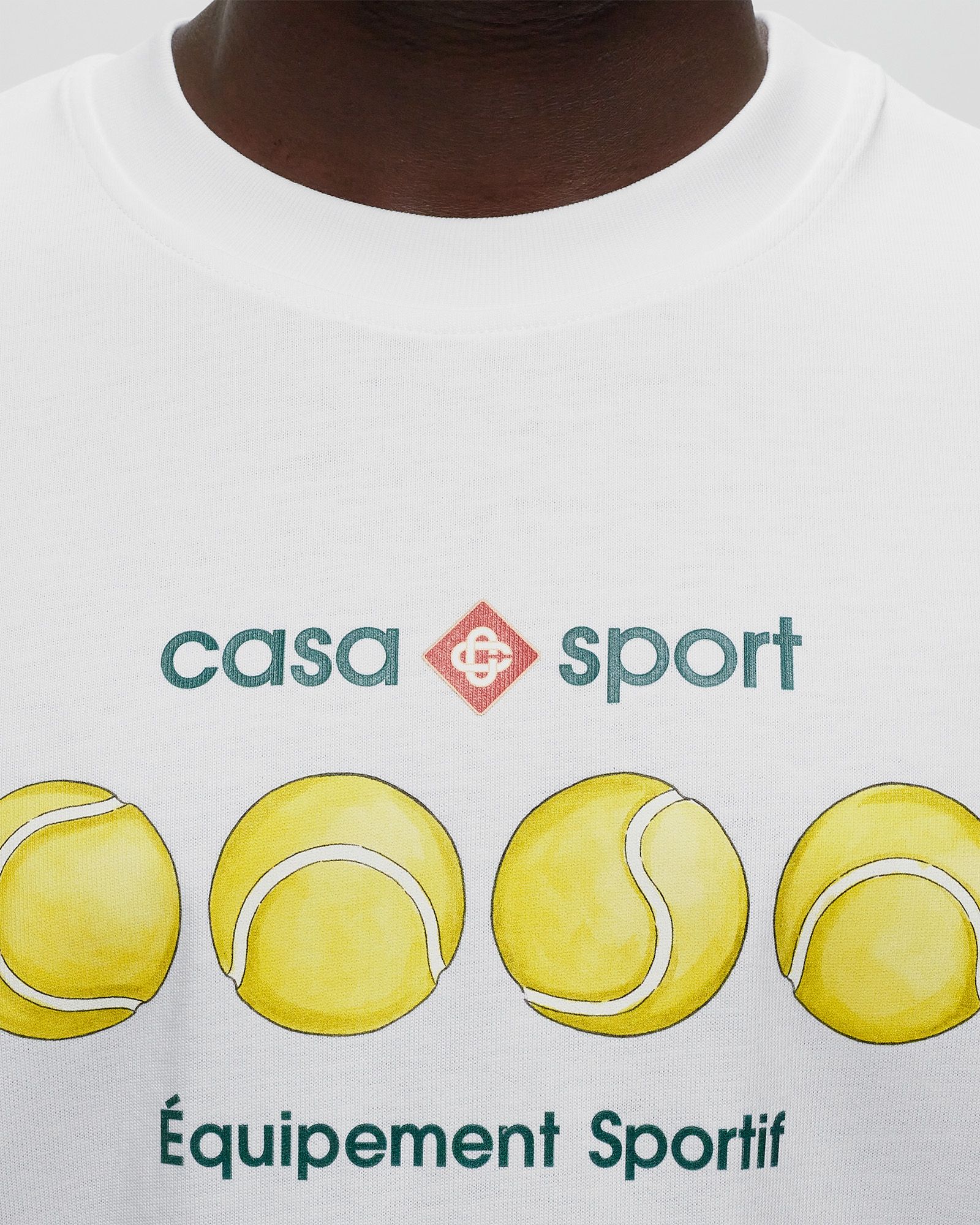 CASA SPORT TENNIS BALLS PRINTED T-SHIRT